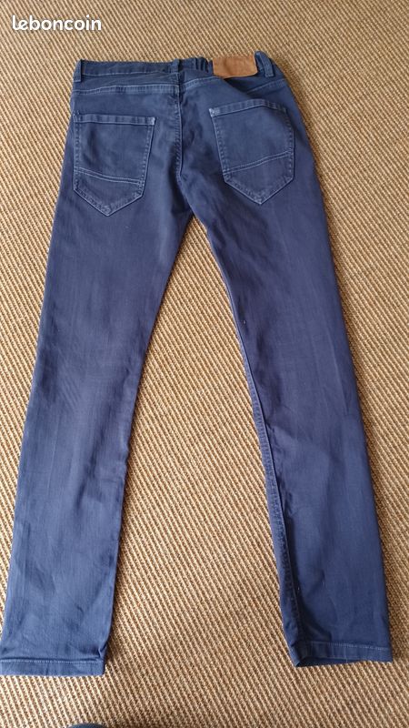 Jean bleu marine zara garcon 12 ans (image 3)