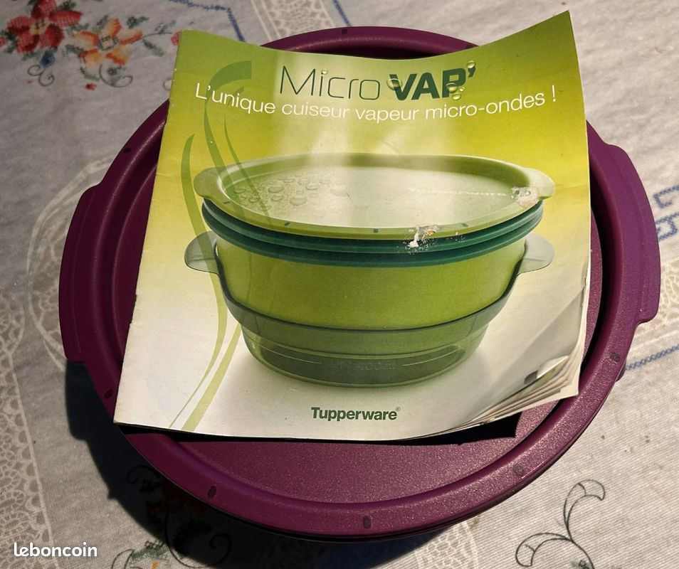 724⚜️ Micro Vap' Cuiseur Vapeur Micro-Onde Tupperware