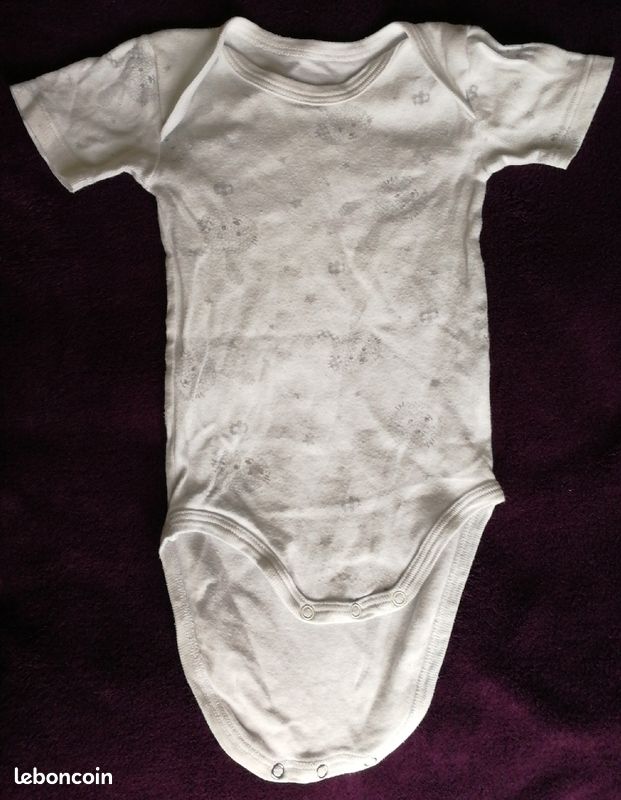 Lot bébé 6 mois bodies vêtements (image 4)