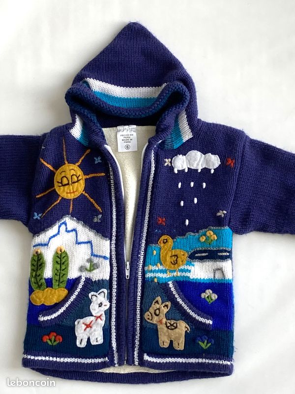 Manteau enfant en laine (image 1)
