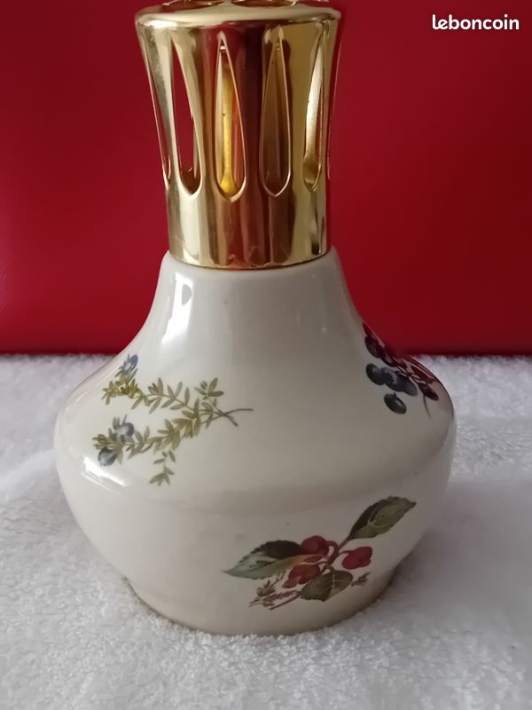 Lampe Berger Sauvageonne En Grès Des Années 1980 – France – Mèche Neuve