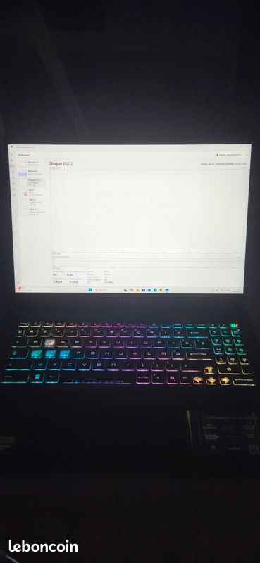 Pc portable msi crosshair 16 hx ultra core 7 255HX RTX 5070 8go vram (image 10)