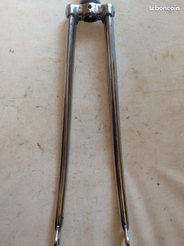 Fourche 27 1 (25.4mm) acier chromé - Cycle Babac