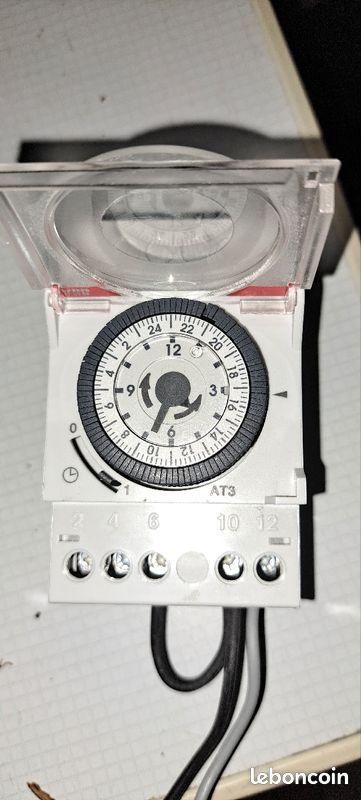 Horloge analogique ABB 3 modules (image 2)