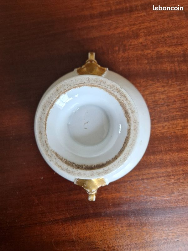Cache pot en porcelaine de Paris 19ème siècle (image 5)
