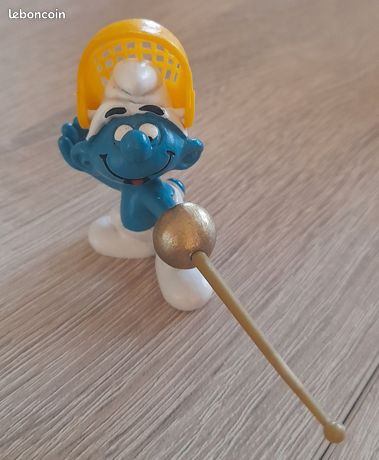 Super Schtroumpf Schleich 40504 – Escrimeur – 1980 W.GERMANY – Neuf En Boîte