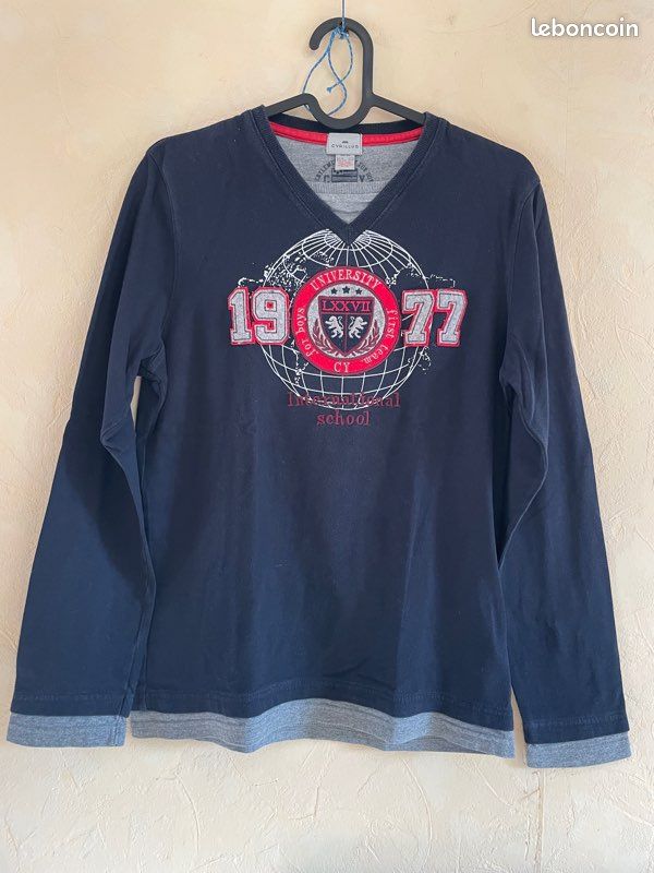 Tee shirt manches longues Cyrillus 12 ans (image 1)