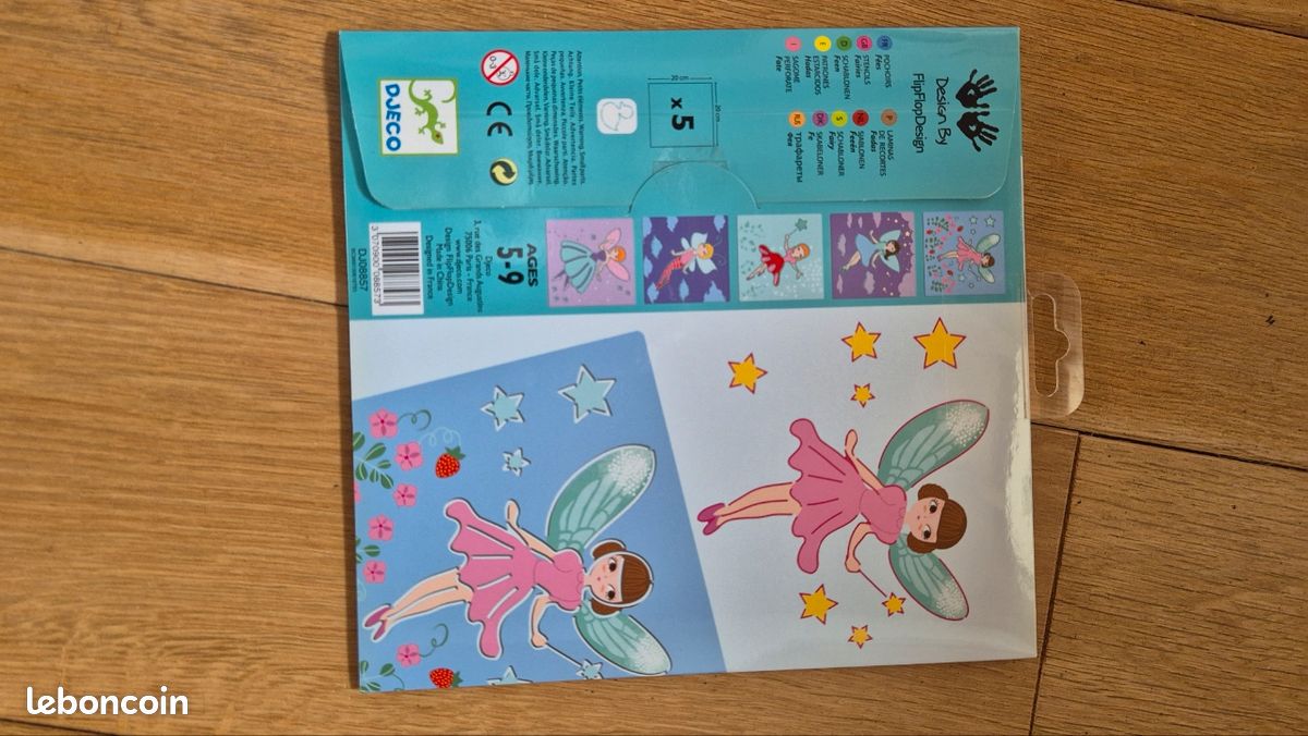 Pochoirs fées et stickers Djeco et 4 kits créatifs (image 5)