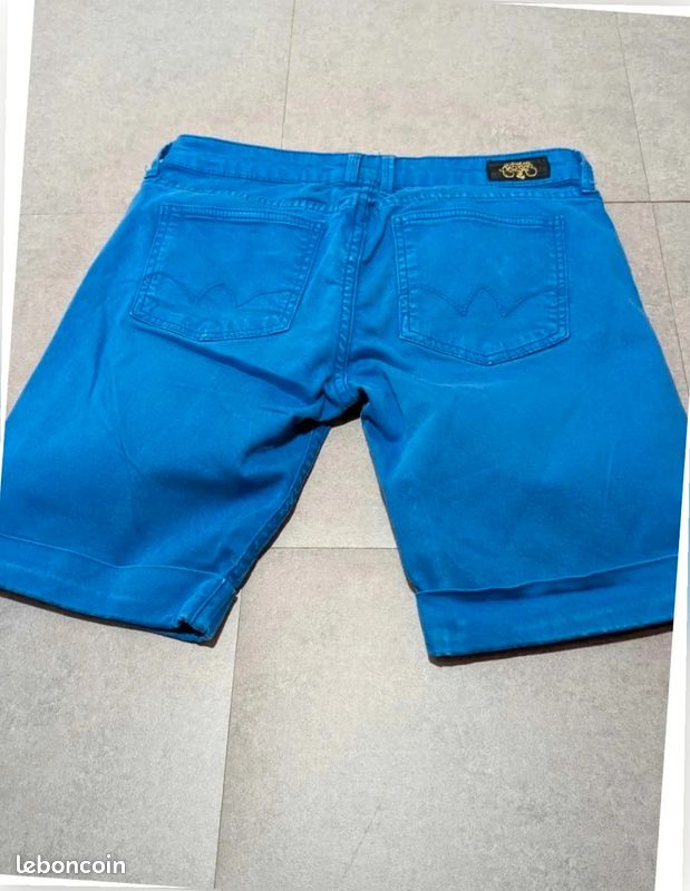 Short homme bleu LTB électrique – slim taille – stretch #38 (image 5)