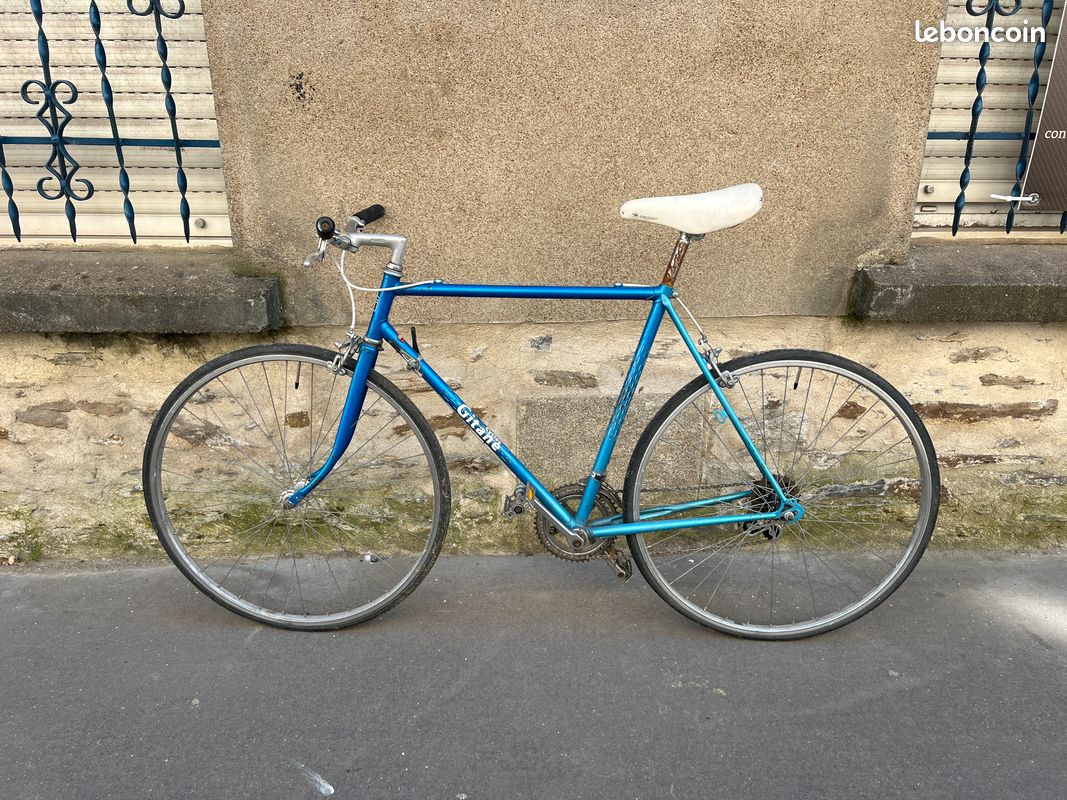Bretelles De Pédale Vintage Gipiemme NOS – Bleu Et Jaune – Pour Vélo Rétro