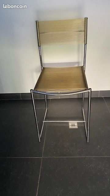 Chaise Spaghetti / Design Giandomenico BELOTTI de 1979 🪑 (image 2)