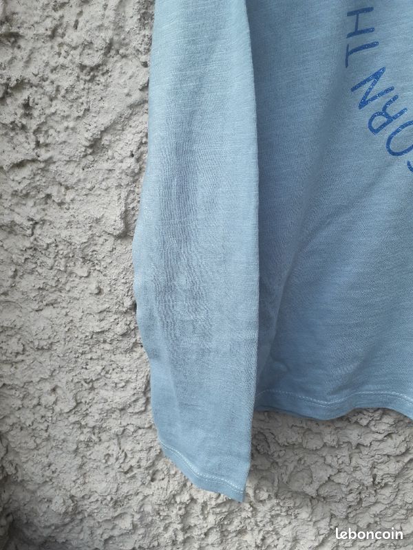 T-shirt 10 ans bleu avec licorne manches longues fille (image 6)