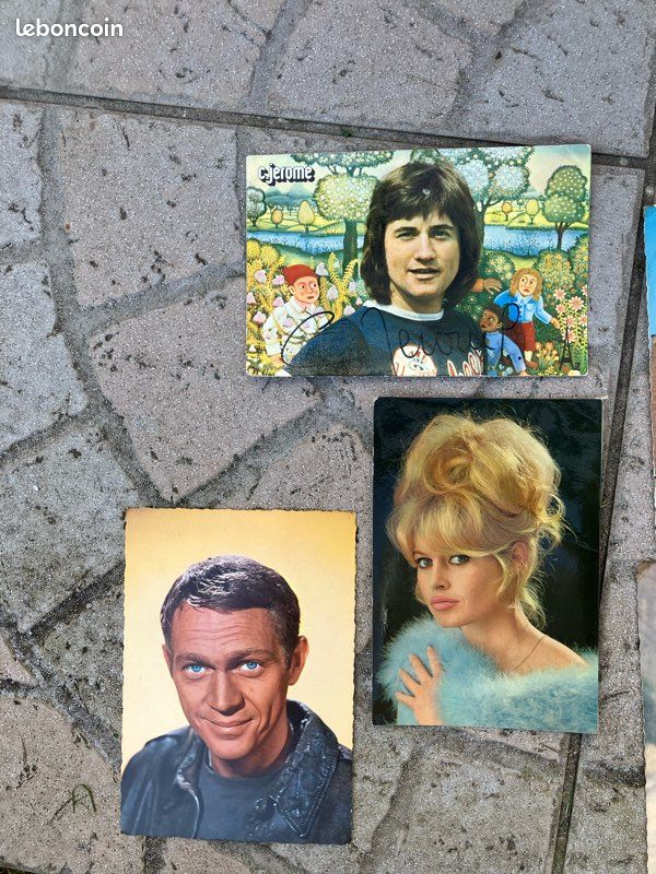 Cartes postales vedettes année 60 (image 3)