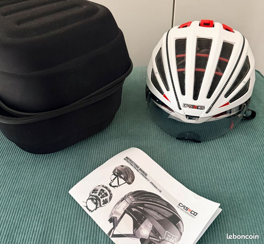 Casque cyclisme Casco SpeedAiro RS Blanc Vélos