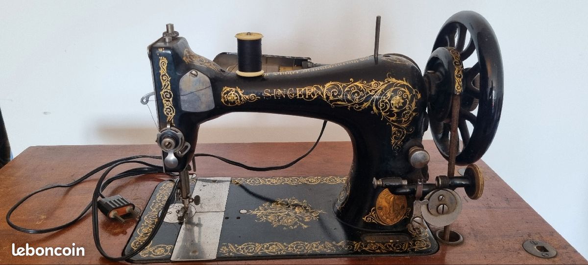 Ancienne machine à coudre Singer de 1905 (image 3)
