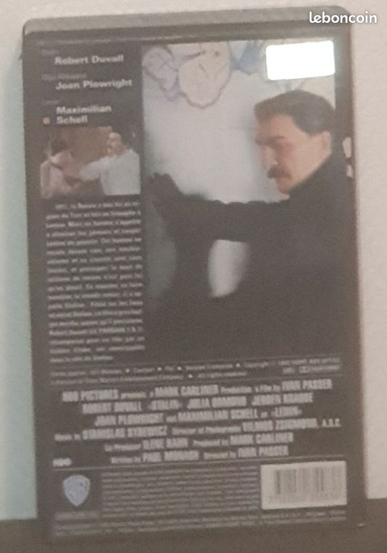 Film VHS "Staline" avec Robert Duvall, 1992 (image 2)