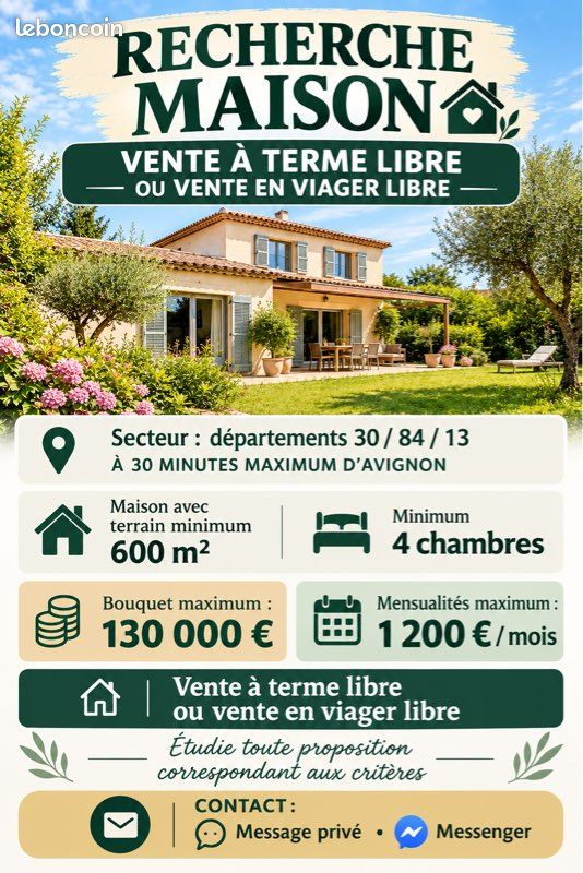 Maison 5 pièces 120 m² · à Rognonas · 120 m² · 130 000 €