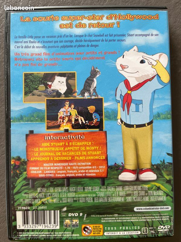 À saisir STUART LITTLE 3 « EN ROUTE POUR L’AVENTURE » (image 2)