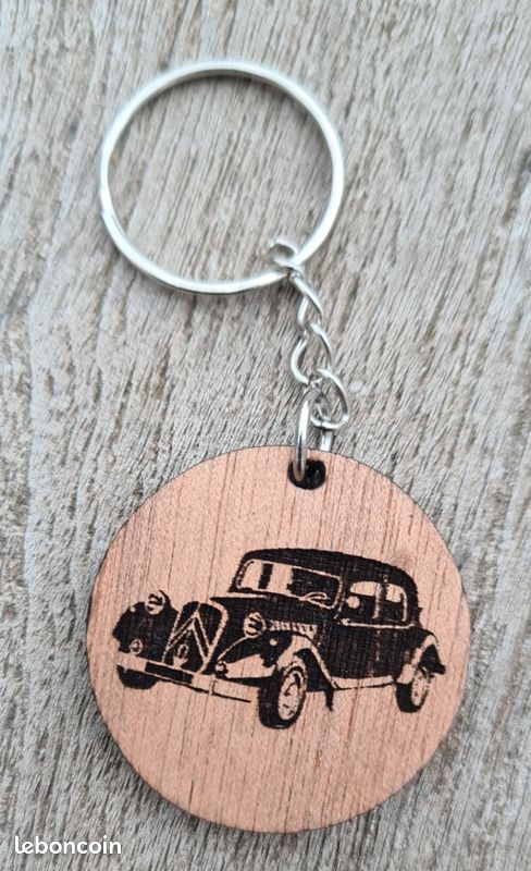 Petit Cadre En Bois Vintage Voiture Ancienne - 23x16 Cm, Fait Main En France, Idéal Déco Ou Porte-clés
