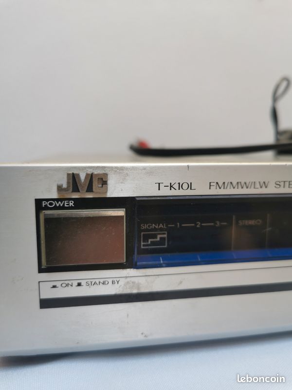 Tuner Radio HIFI Stéréo Vintage JVC T-K20L, Quartz FM/AM, Synthétiseur