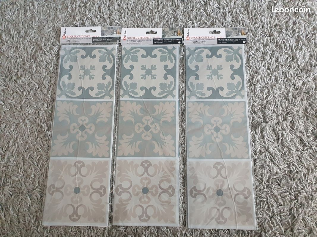 Lot décoration pour cuisine sticker autocollants crédence (image 1)