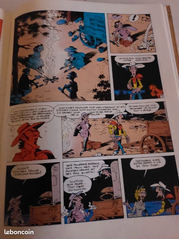 Lucky Luke 1975 Le cavalier blanc Par Goscinny, Morris (Illustrations) (image 7)