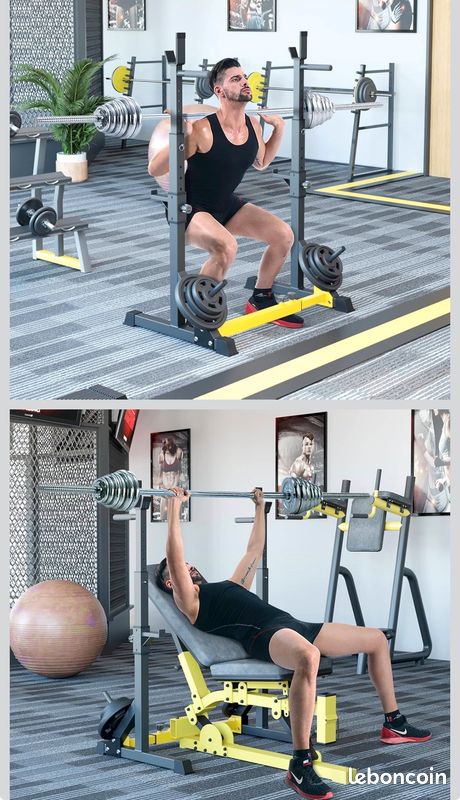 RACK DE SQUAT RÉGLABLE YOURFIT