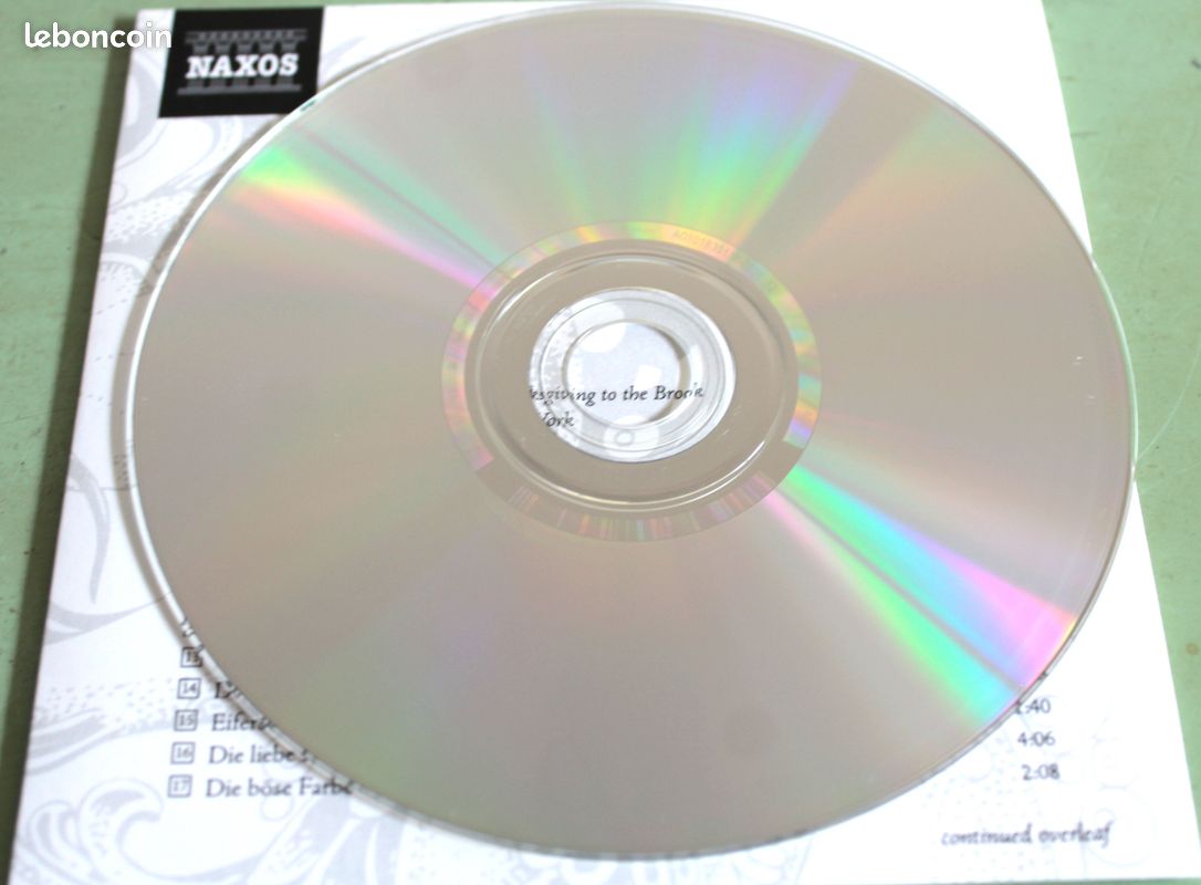 Coffret 38 CD : Intégrale des lieder de SCHUBERT sous la direction de Ulrich Eisenlohr / NAXOS / Musique classique / Chant (image 20)