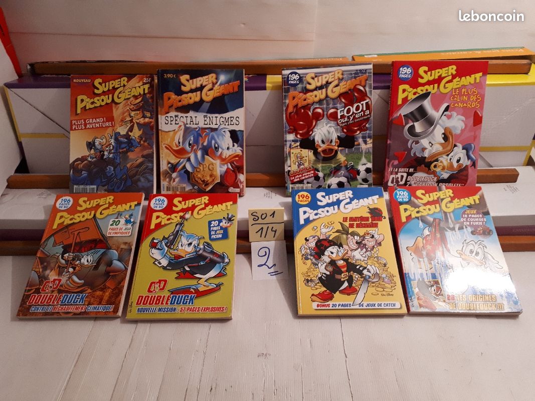 Réf (so1 =1/4)(2) 8 super picsous géant (image 1)