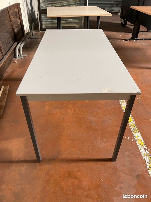Bureau blanche 70x120xH73 cm (image 3)