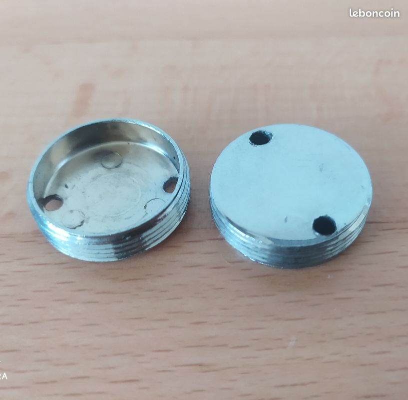 Bouchon Anti-poussière Pour Manivelle Vélo - Acier Chromé, Vintage NOS, 5 Mm, Shimano Compatible