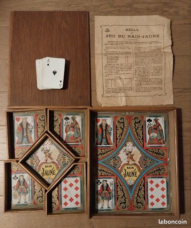 Jeu Du Nain Jaune Ancien - En Bois, Occasion Bon état - Fabriqué En France, Pour 5-7 Ans