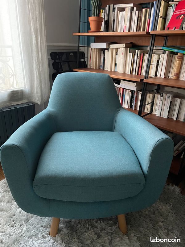 Fauteuil Jonah Made bleu (image 1)