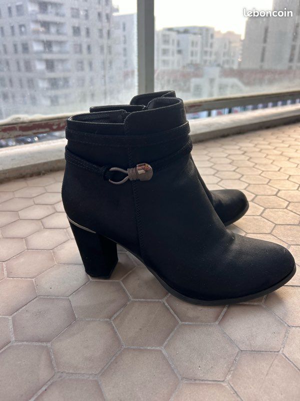 Bottines noires (image 1)