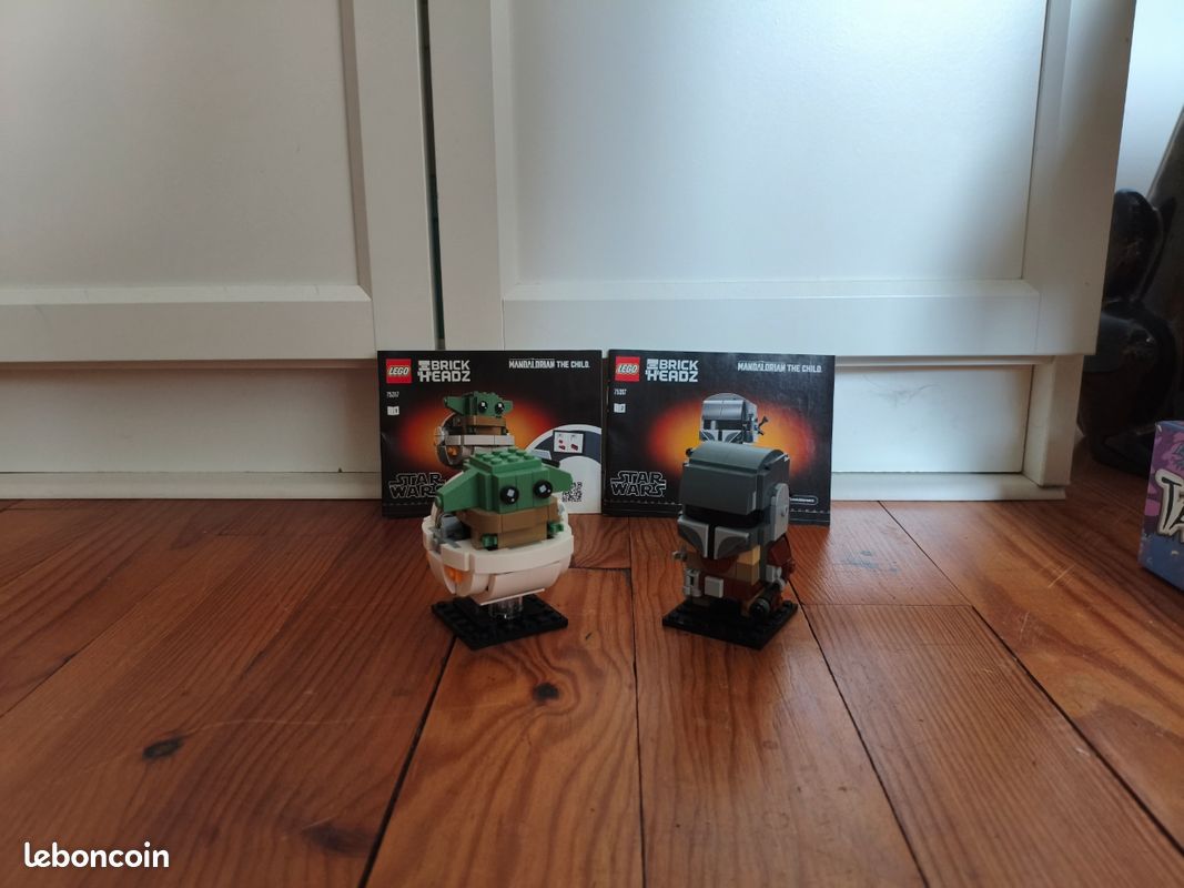Lego brick headz Mandalorian (image 1)