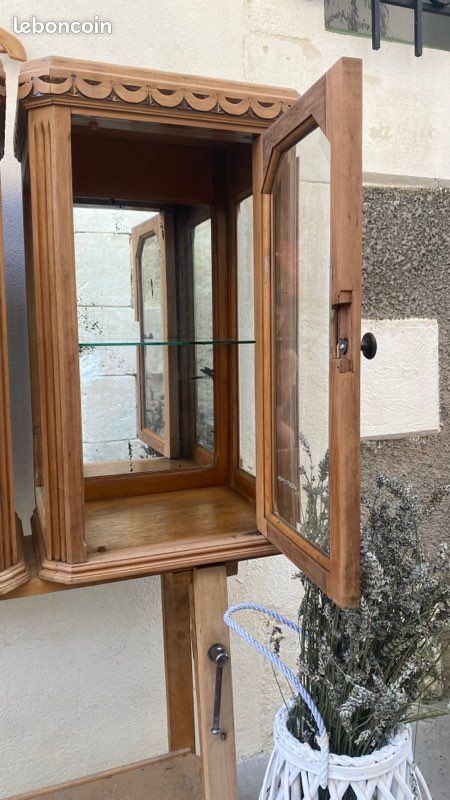 🌱 Paire de vitrines à poser vintage 🌱 (image 2)