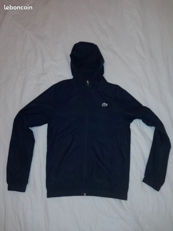 Coupe vent lacoste bleu marine Vêtements