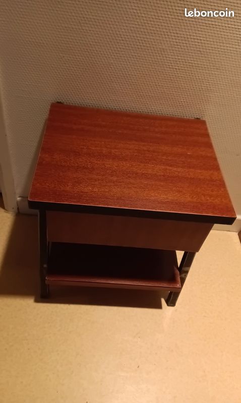 Petite table basse/ bout de canapé vintage (image 2)