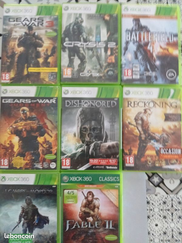 Lot De 5 Jeux Xbox 360 - Inclut Watch Dogs, Batman, Pure, Saints Row, Battlefield