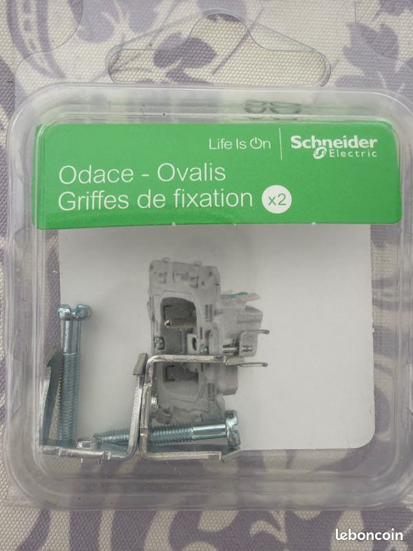 Schneider Electric Lot de 2 griffes de fixation Odace (image 2)