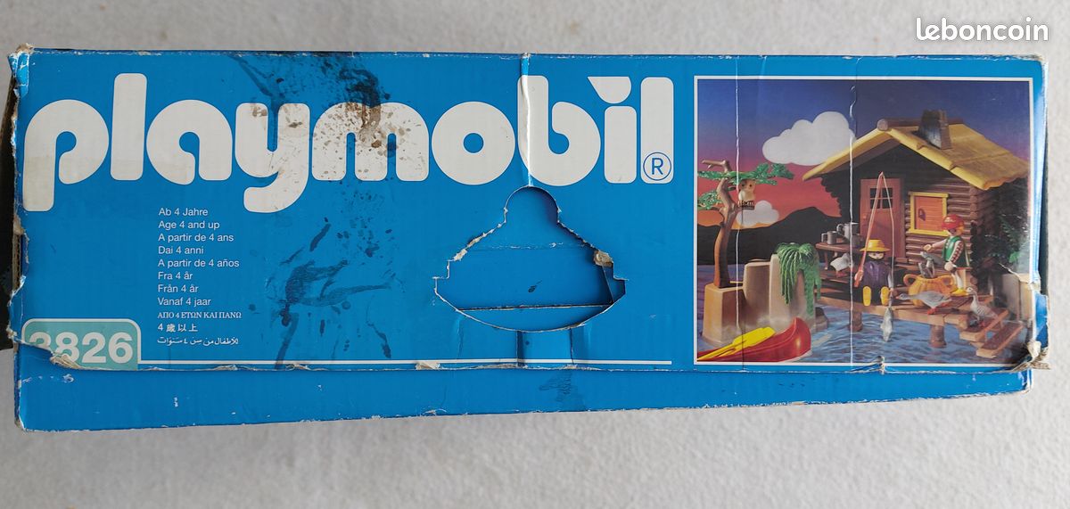 Playmobil 3826-3866 cabane de pécheur et hydravion - Jeux & Jouets