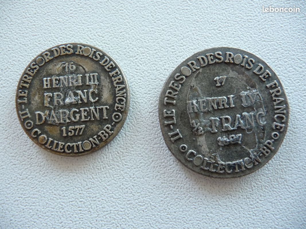 13 jetons Collection BP "Le Trésor des Rois de France" (image 7)