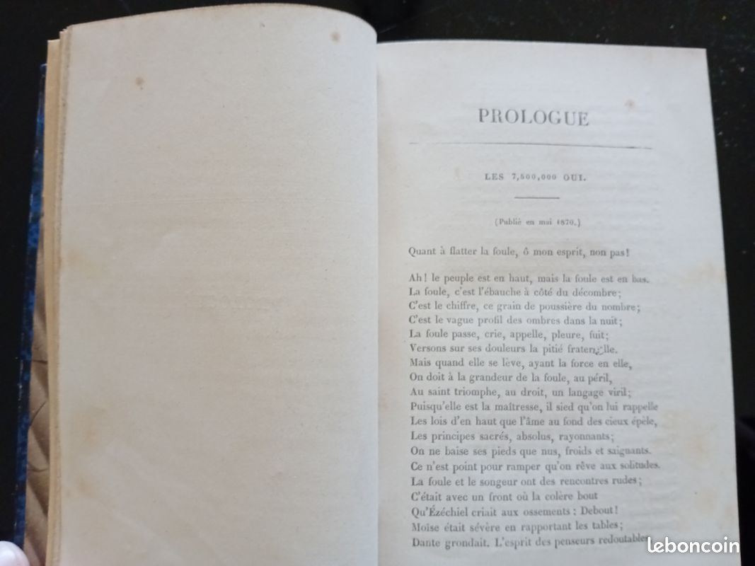 Victor Hugo, L'ANNEE TERRIBLE, Hachette et Cie, 1883 (image 6)