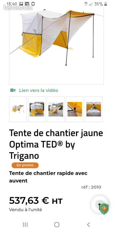 Tente de chantier (image 3)