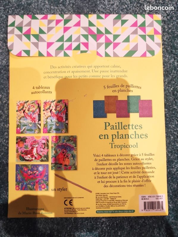 Jeu paillettes en planche (image 3)