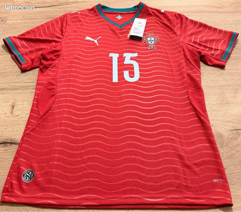 Flocage officiel Joao Neves N°15 Portugal 25/26 Away vendeur pro
