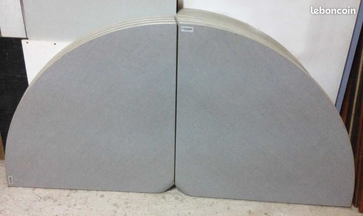 Plateaux quart de rond pour table (image 1)