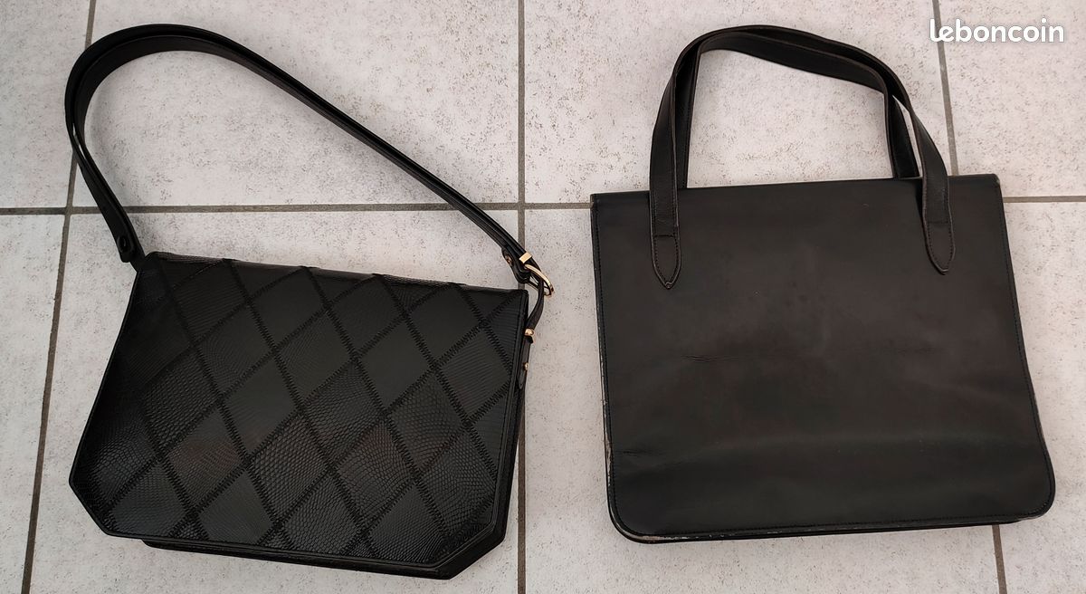 Lot De 2 Sacs à Main The Sak - Couleurs Noir Et Marron - Très Bon état