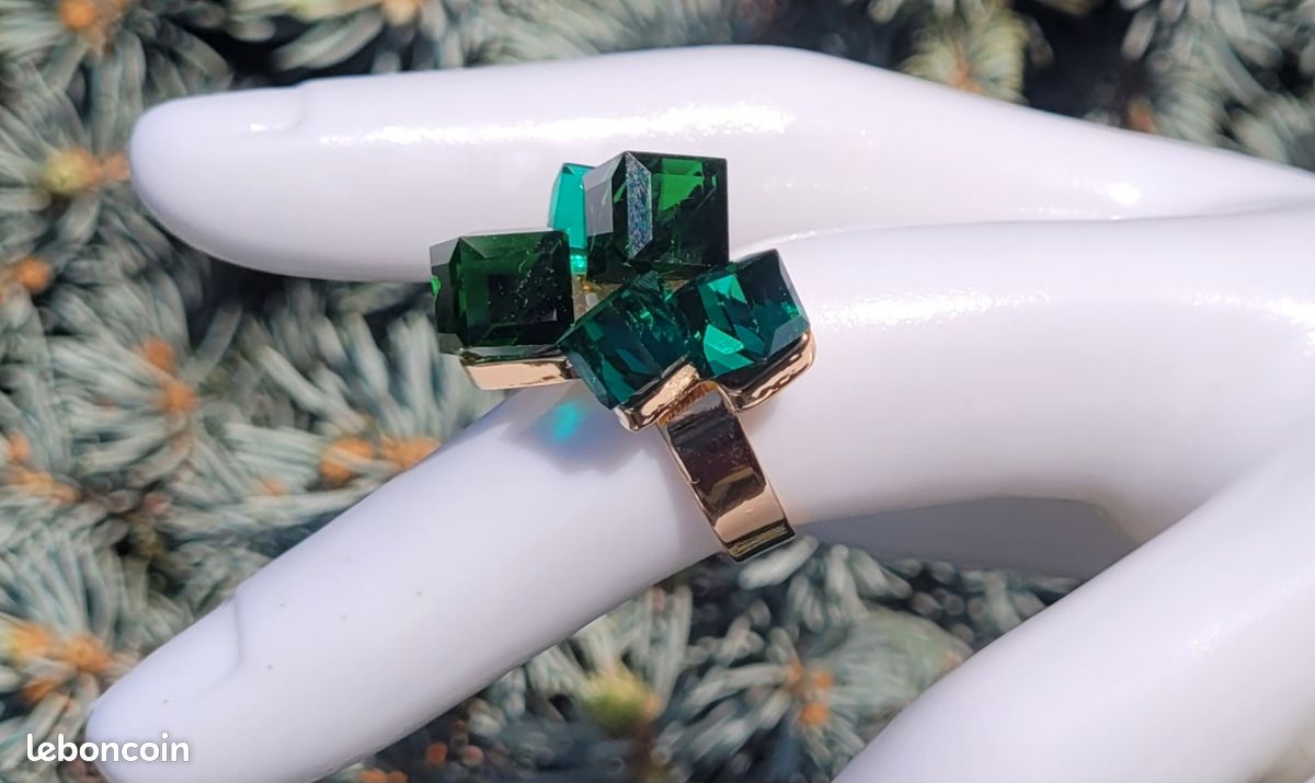 Bague Or Et Argent - Or 14 Carats, Métaux Mélangés, Créateur, Neuf Sans Emballage