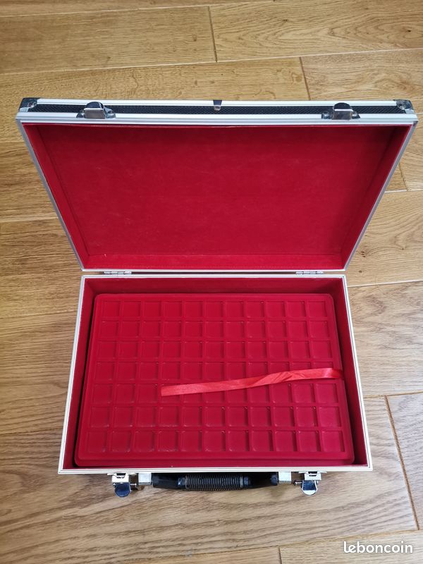 Malette valise de rangement pour collection de piece de monnaies / numismatique (image 2)